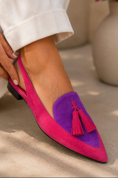 Sandrine – Sandales Slingback à mini Talon Élégant
